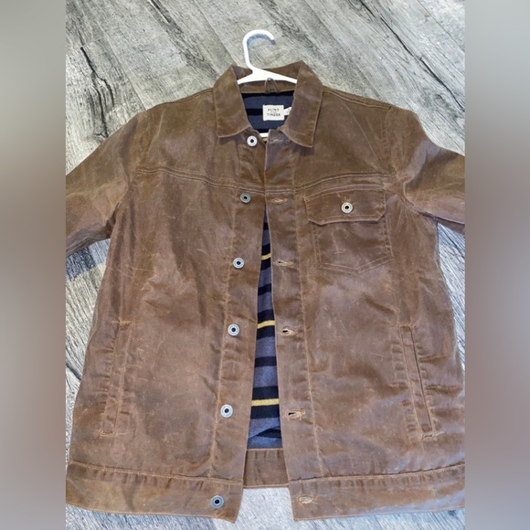 Flint & tinder Waxed jacket Havana - Picture 2 of 3